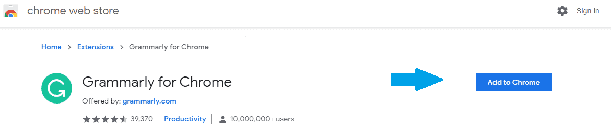 grammarly chrome