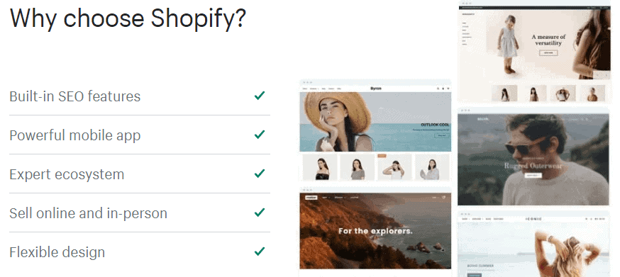 advantage of shopify