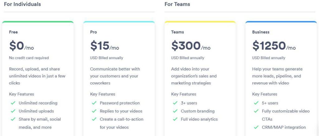 vidyard pricing and plans