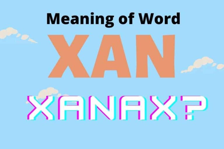 The Origin and Meaning of the Word ‘Xan’