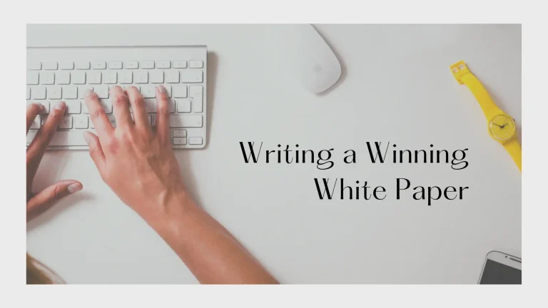 Writing a Winning White Paper