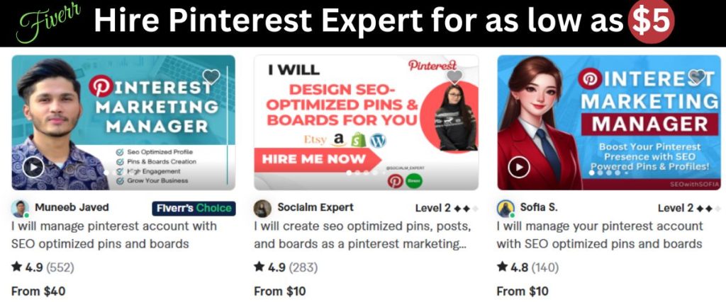 Hire Pinterest SEO Expert